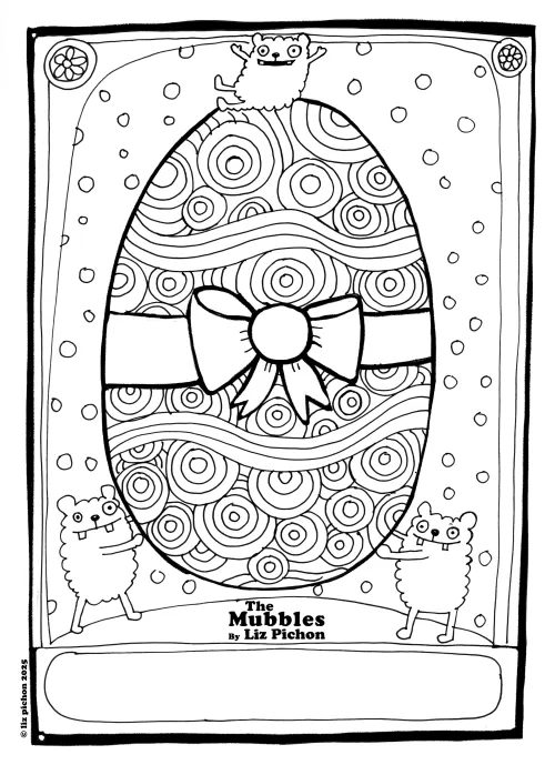 The Mubbles Easter Colour in Poster